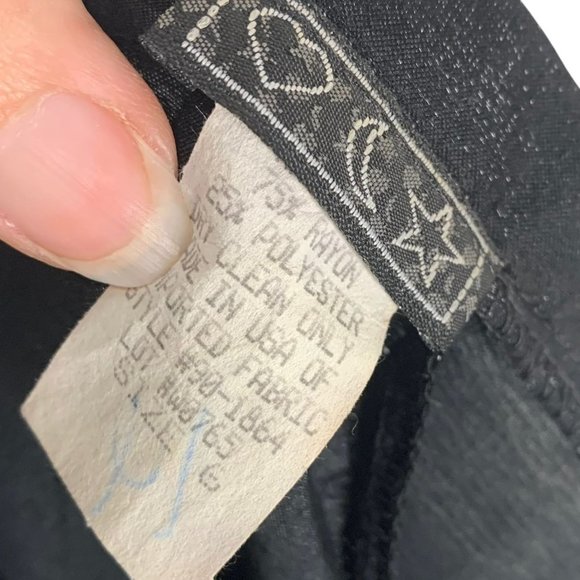 Vintage 90s Heart Moon Star Shimmer Iridescent Formal Skirt Medium - Picture 4 of 8